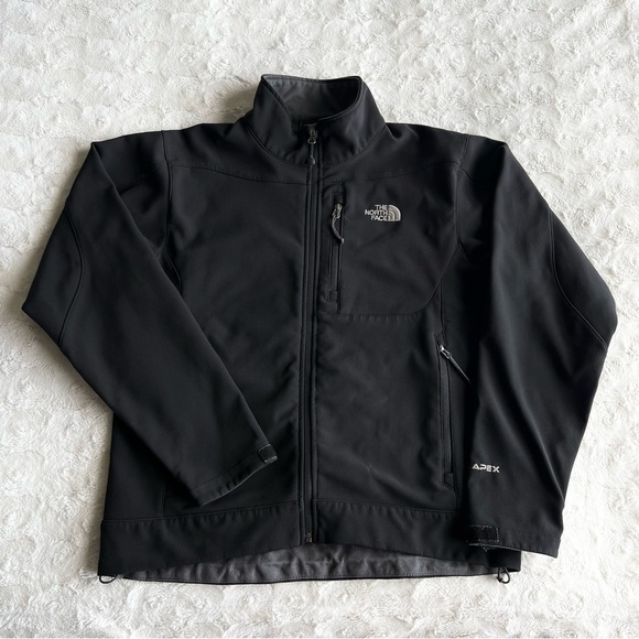 The North Face Jacket Coat Mens Medium Black Apex Bionic Softshell Gorpcore Zip - Picture 1 of 16